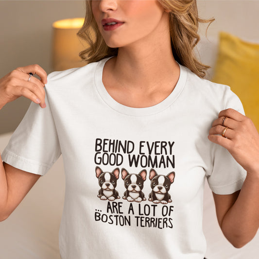Fiona - Camisetas unisex para amantes de los Boston Terrier