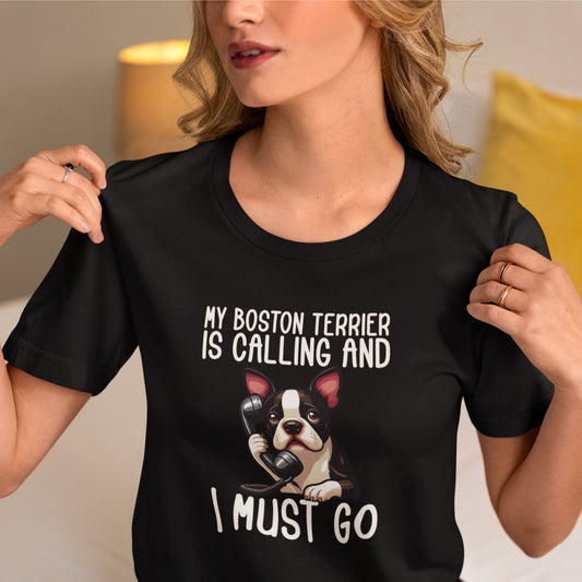 Chase - Camisetas unisex para amantes del Boston Terrier