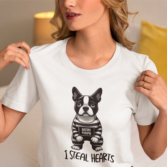 Riley - Unisex Tshirts for Boston Terrier Lovers