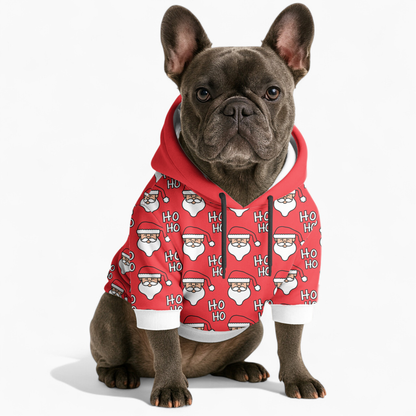Santa - Frenchie hoodie