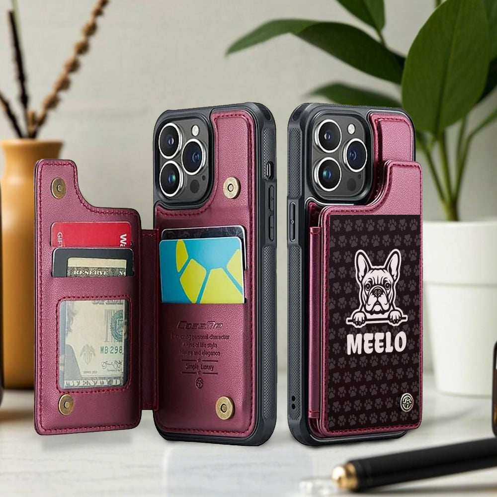 Alexandre - Personalized  Leather Wallet Case for for iPhone & Samsung