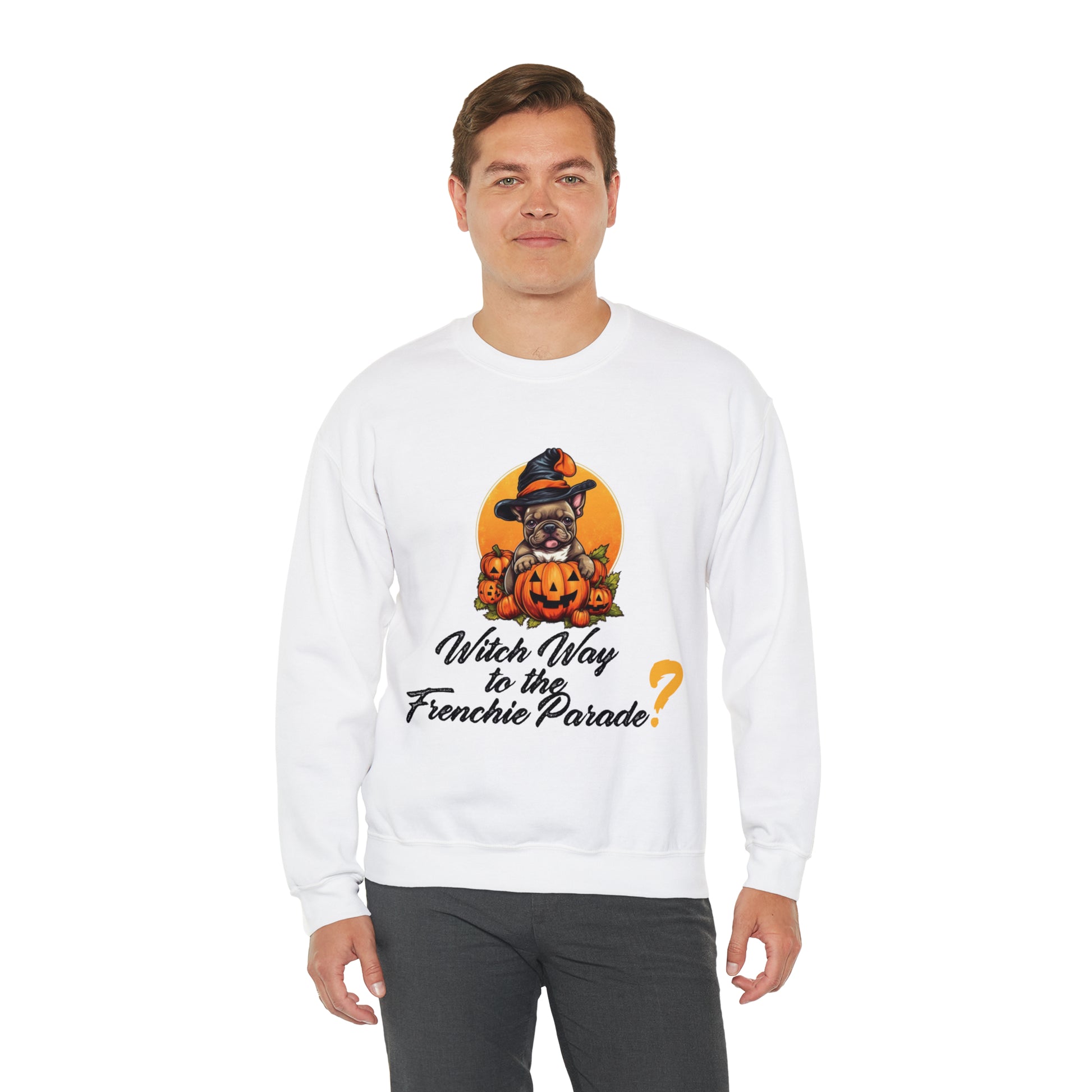 Witch Way Halloween Unisex Sweatshirt for cozy fall style