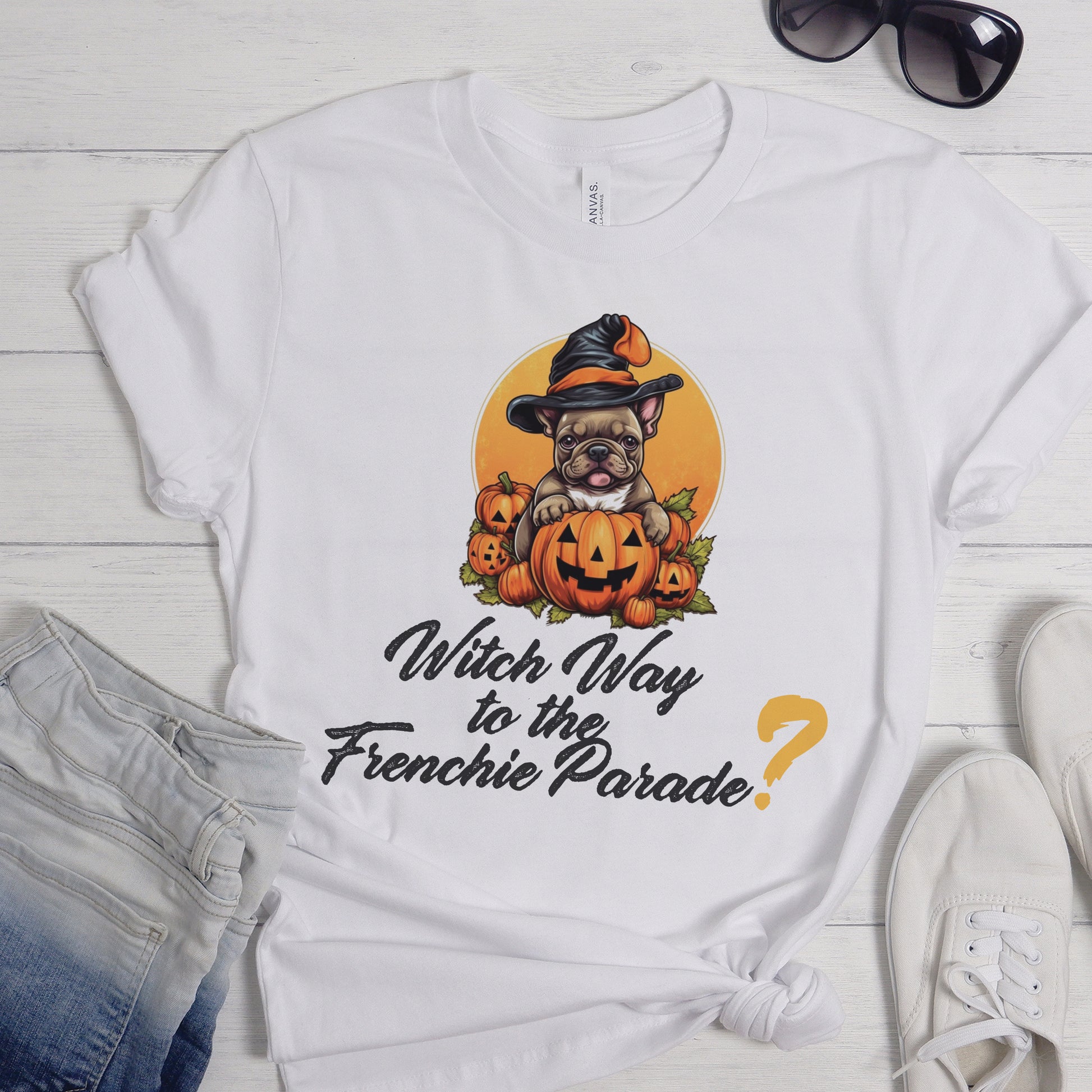 Witchy Frenchie - Unisex T-Shirt