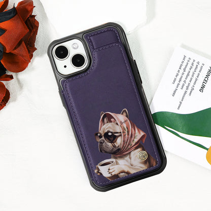 Winnie - Leather Wallet Case for for iPhone & Samsung