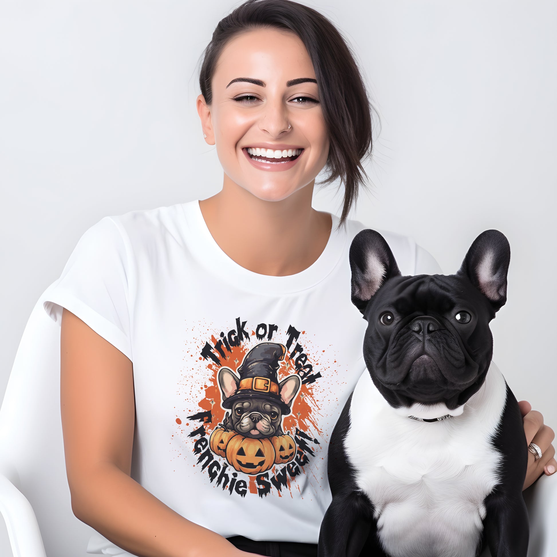 adorable Frenchie Halloween Unisex T-Shirt