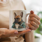 Charming Frenchie-Decorated Ceramic Coffee Mug
