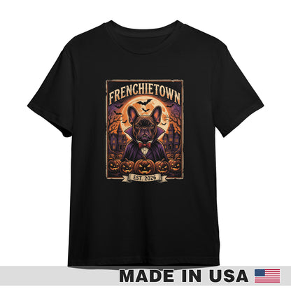 FRENCHIE TOWN Halloween - Unisex T-Shirt