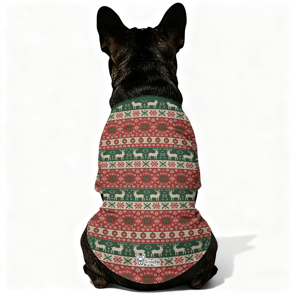 Cleo - Wool Sweater for Frenchies - Ugly Christmas Sweater