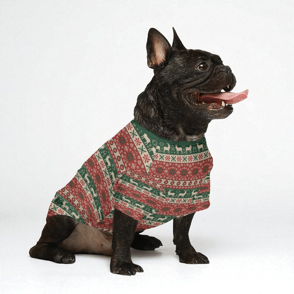 Cleo - Wool Sweater for Frenchies - Ugly Christmas Sweater