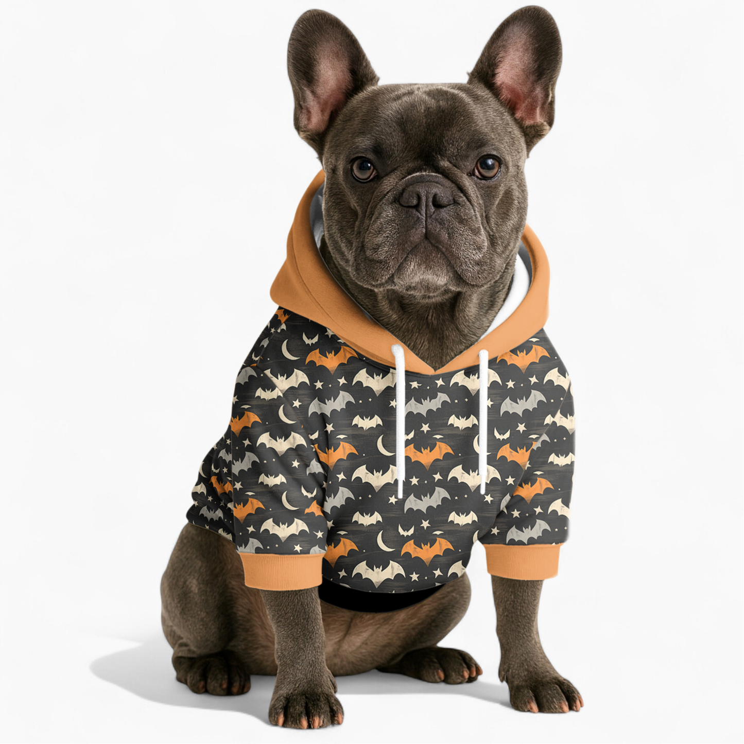 bat halloween frenchie hoodie