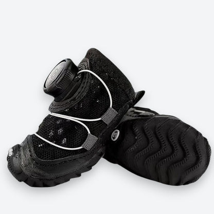 French Bulldog Mesh Shoes – Anti-Slip Swivel Button Footwear for Summer