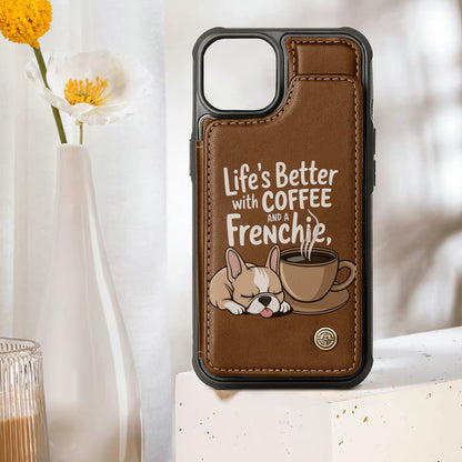 Gus - Leather Wallet Case for for iPhone & Samsung