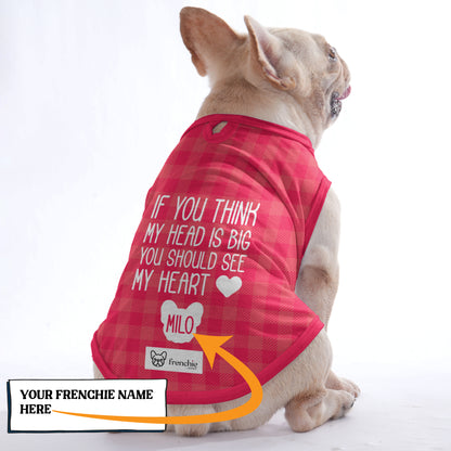 Camiseta personalizada para Frenchies con el nombre de tu cachorro - Frenchie Shop Original