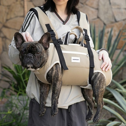 PawVoyage Frenchie Backpack Carrier – Soft Hands-Free Dog Backpack