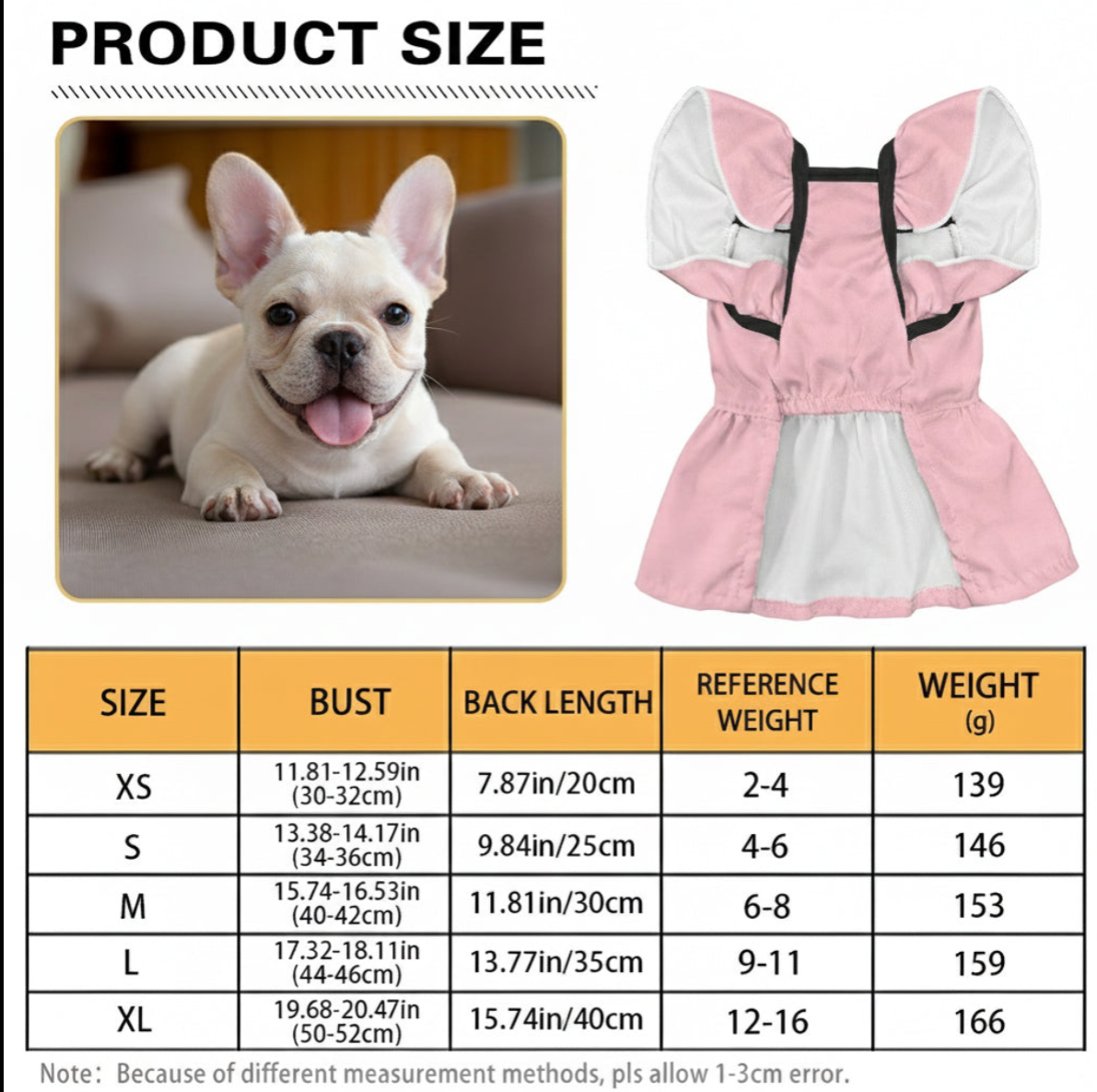Biscuit - French Bulldog Dresses for Females