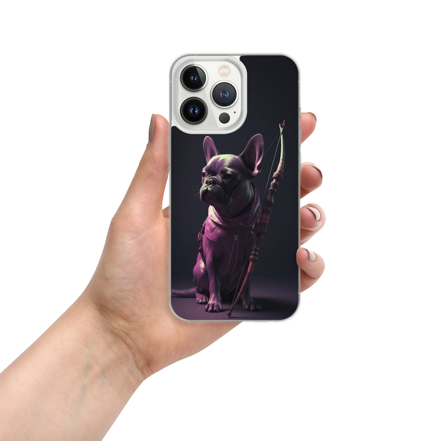 Frenchie Elegance iPhone Case - High-Quality Protection with a Touch of Style