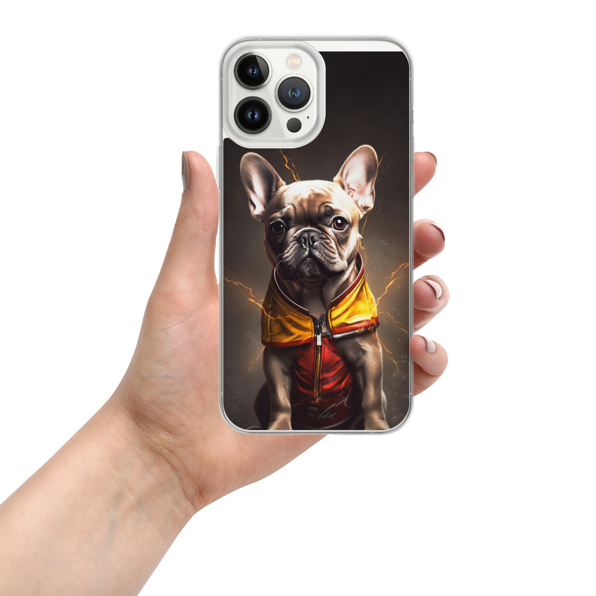 Sophisticated Frenchie Portrait iPhone Case - Top-notch Selection for Pooch Admirers