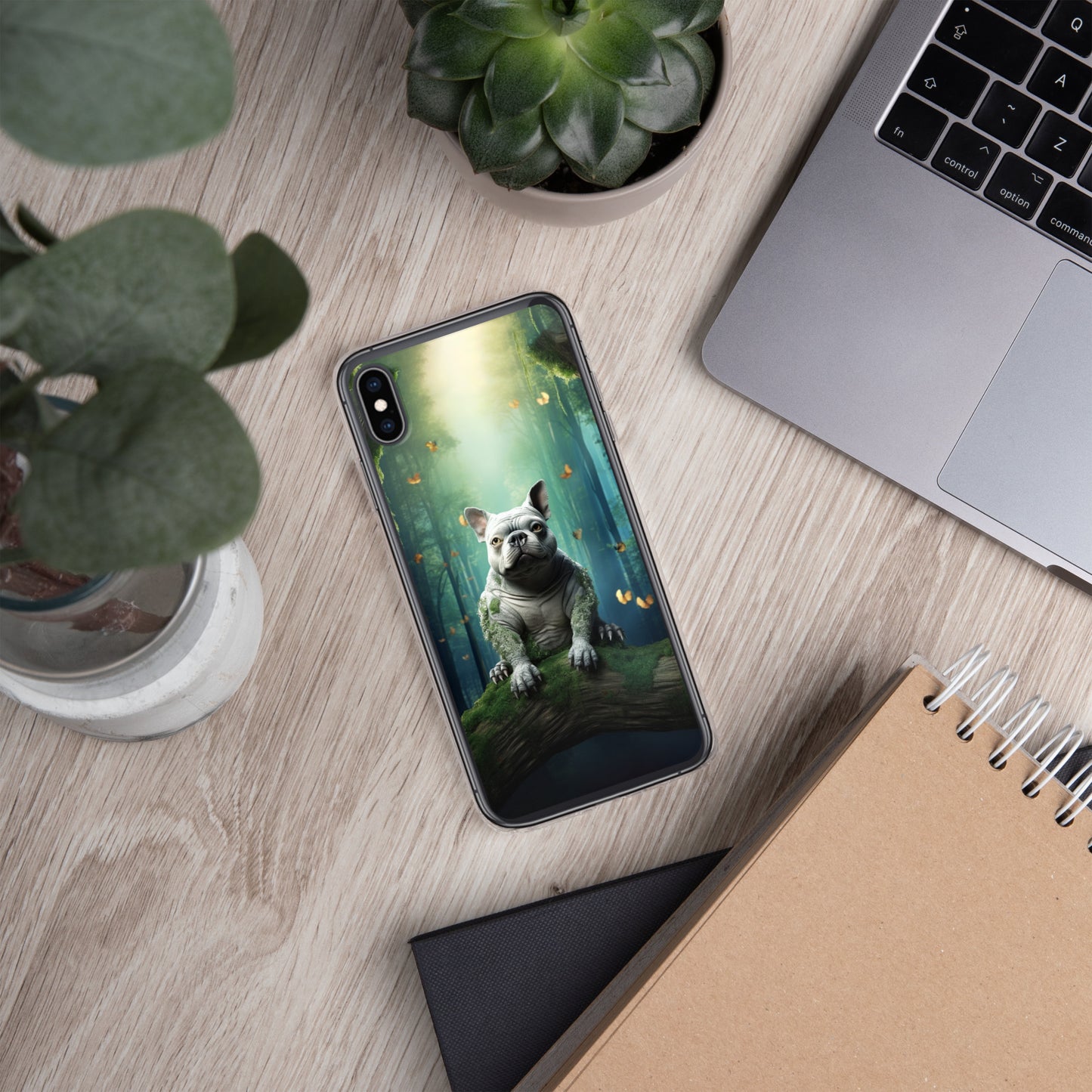 Koala Frenchie iPhone Case - A Cuddly and Exotic Choice for Pet Lovers and Koala Admirers