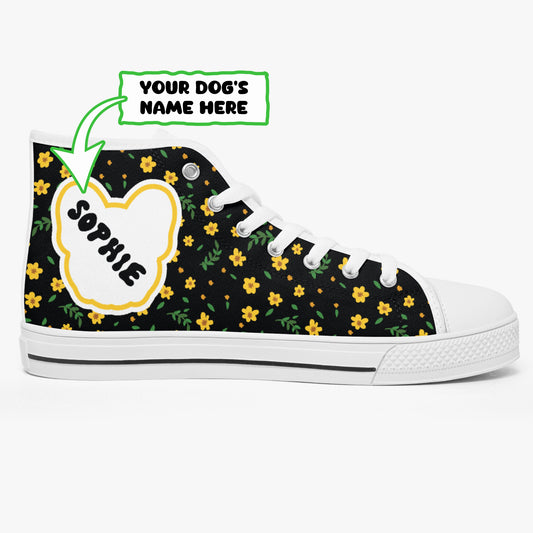 Licorice - Personalized Classic High-Top Canvas Shoes