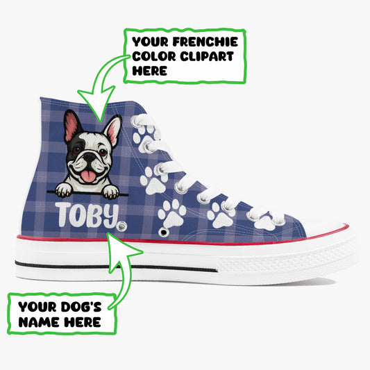 Nina - Personalized High-Top Canvas Shoes