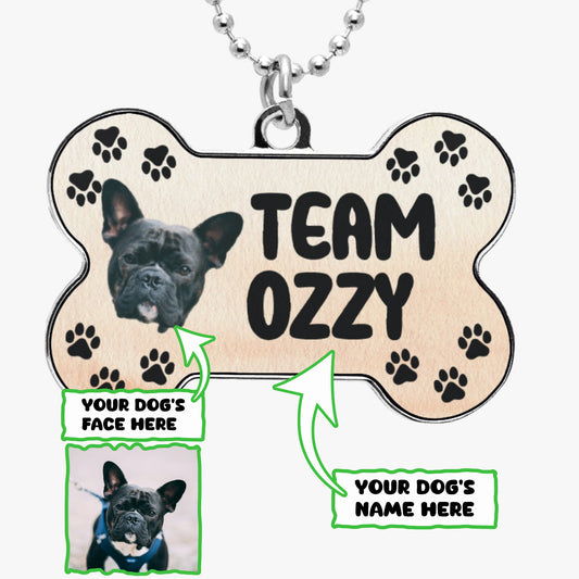 Team - Necklace for frenchie moms