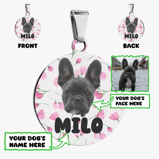 Maple - Custom Double-Sided French Bulldog Tag