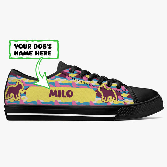 Milo - Personalized Classic Low-Top Canvas Shoes