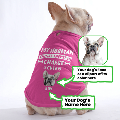 My Hooman - Personalized Frenchie Shirt | Custom Dog T-Shirt for French Bulldogs