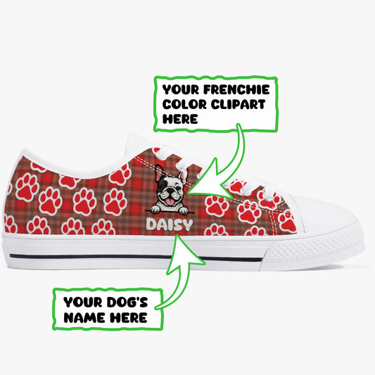 Hunter - Personalized Classic Low-Top Canvas Shoes