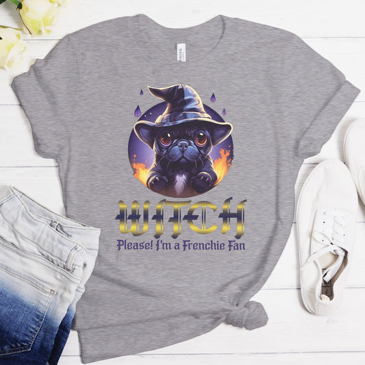 French Bulldog Witch - Unisex T-Shirt