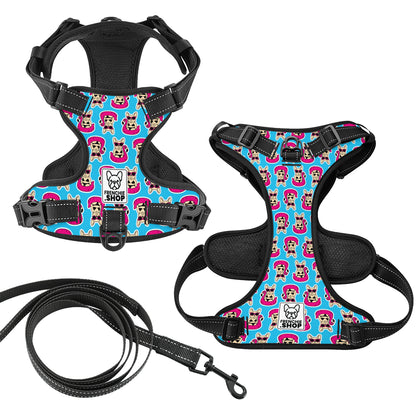 Papillon -  No-Pull French Bulldog Dog Harness
