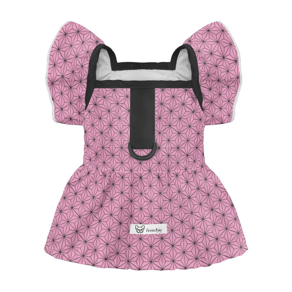 Peach- French Bulldog Dresses for Females