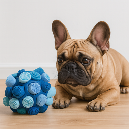 dogs plying Puzzle Ball