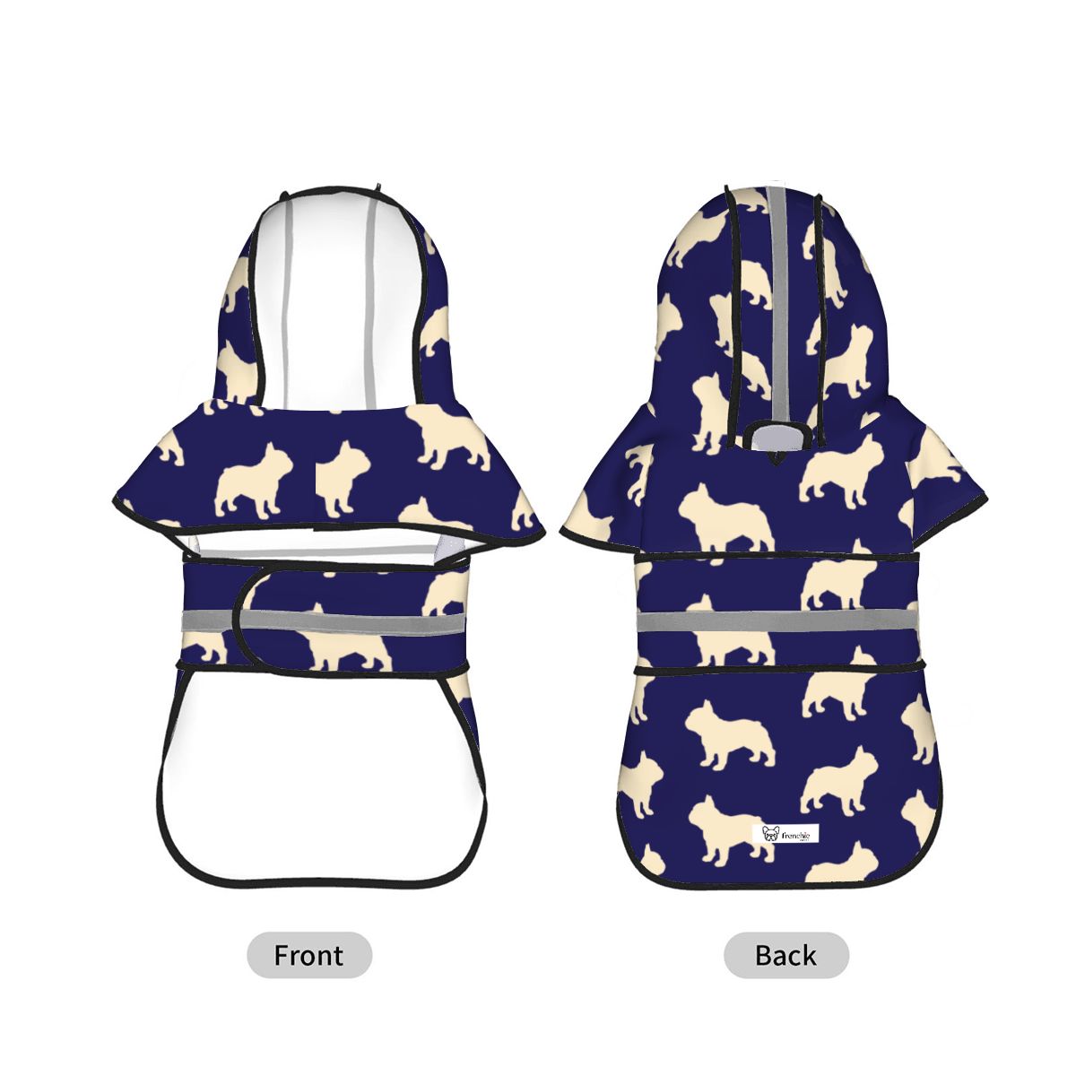 Willow - Reflective Frenchie Poncho