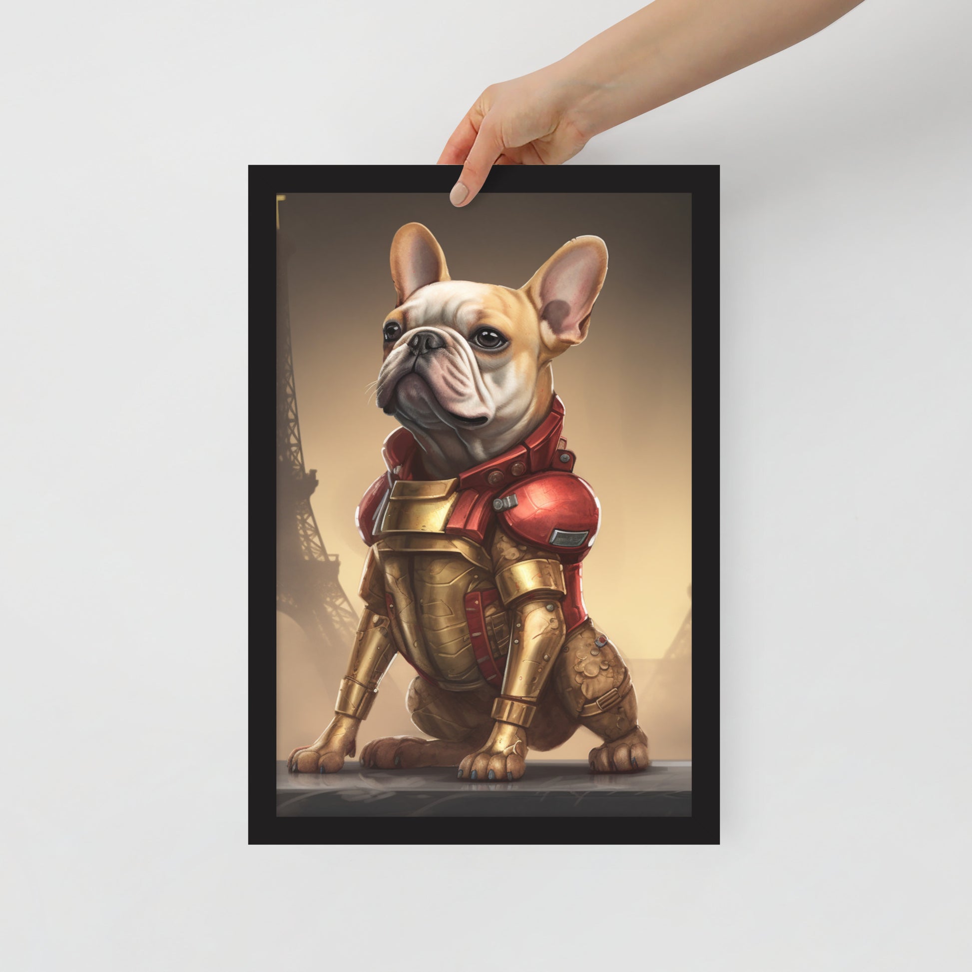 French Bulldog Enchantment - Artistic Framed Poster