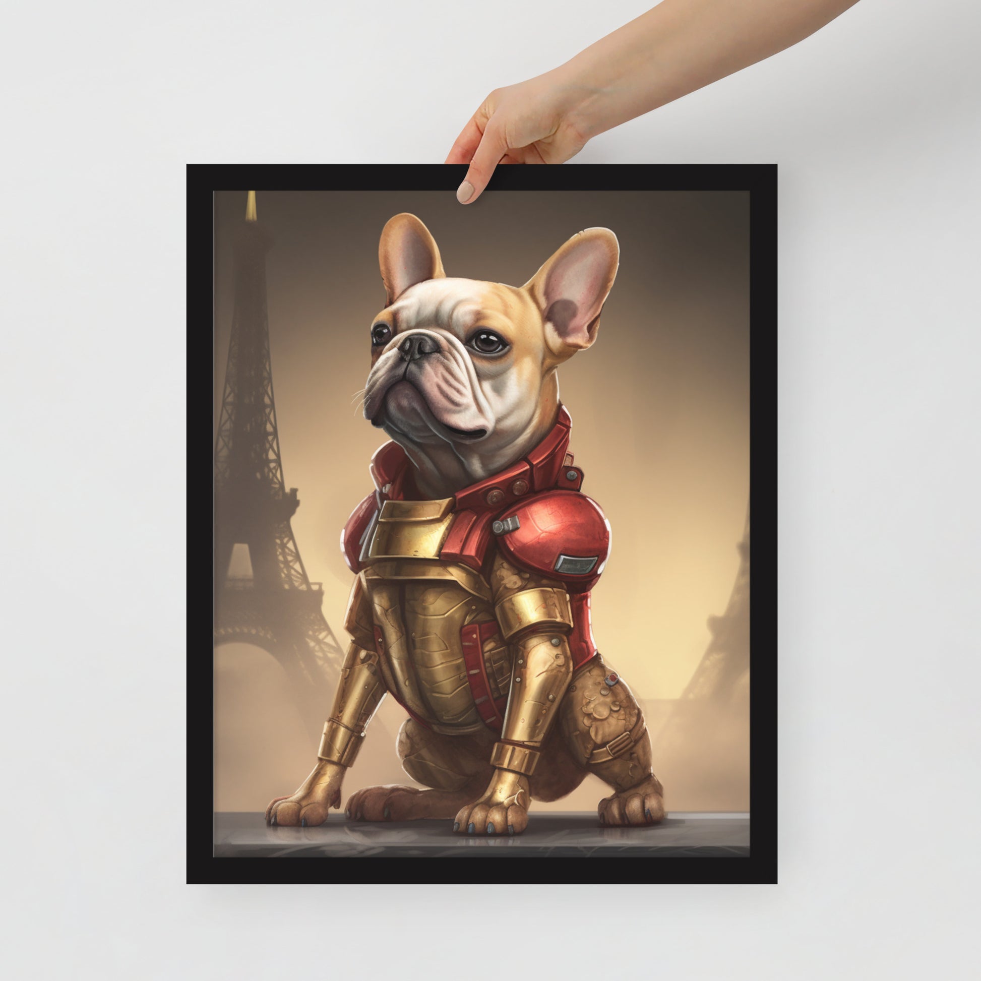 French Bulldog Enchantment - Artistic Framed Poster