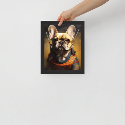 Captivating Frenchie Framed Poster - Essential Dog Lover's Wall Art