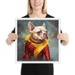 Magnificent Frenchie Framed Poster - Esteemed Canine Wall Art