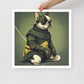 Masterful Frenchie Framed Poster - Exquisite Canine Wall Art