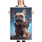 Frenchie Grace Framed Poster - Enhancing Your Space with Canine Chic