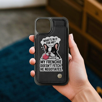 Lady - Leather Wallet Case for for iPhone & Samsung