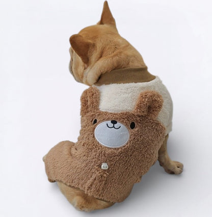Bearly French Bulldog Coat – Plush Cotton-Padded Coat for Dogs