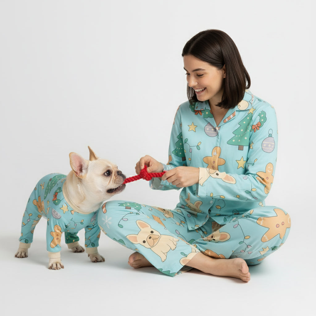 Diesel - Matching Pajama Set for Frenchie Lovers