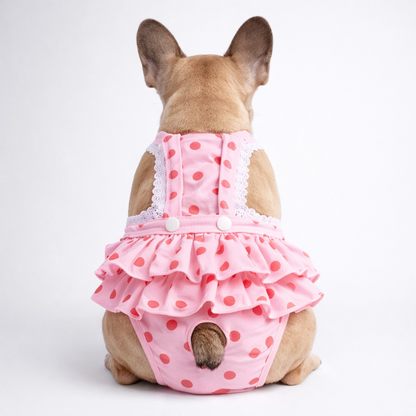 Frenchie Menstrual Panties – Washable Dot Print Diaper