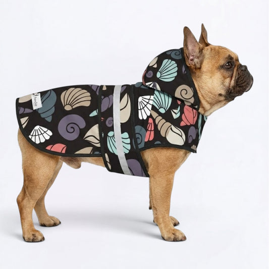 Olive - Reflective Frenchie Poncho