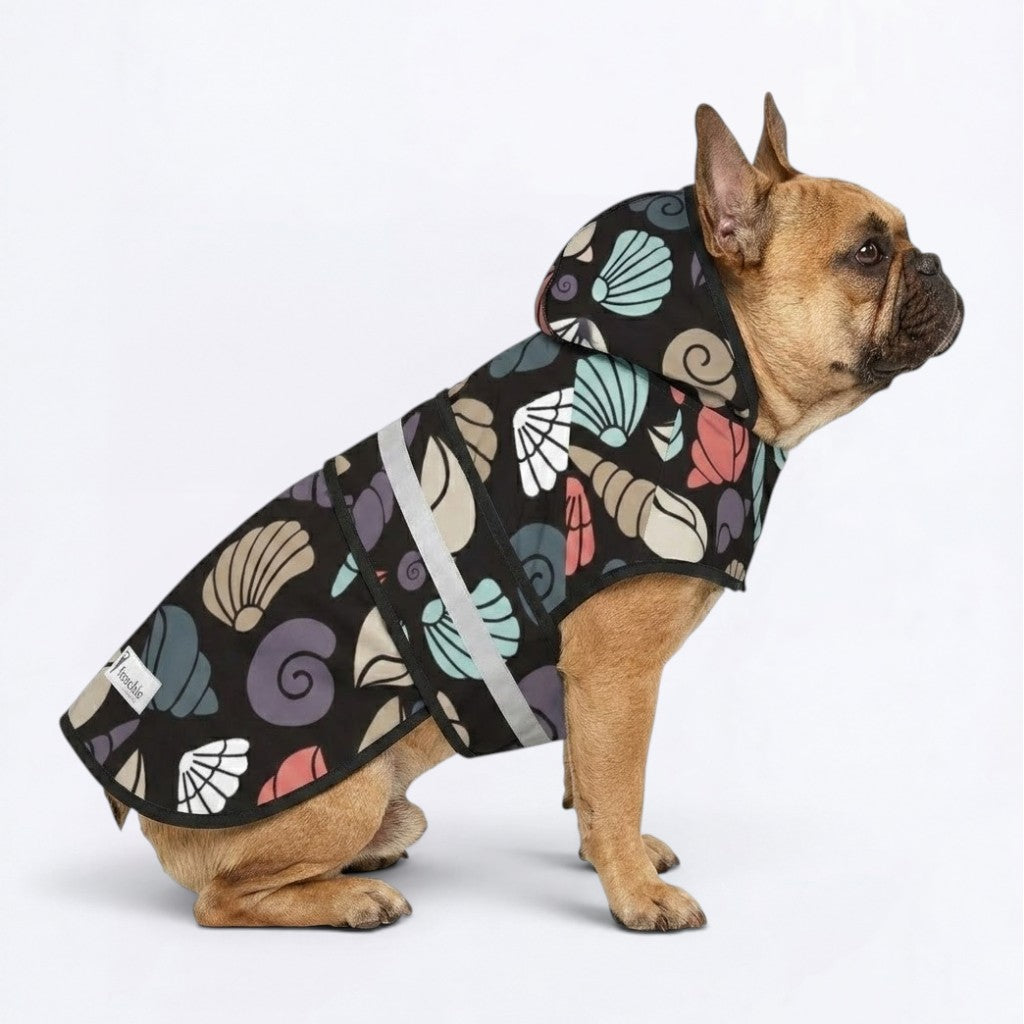 Olive - Reflective Frenchie Poncho