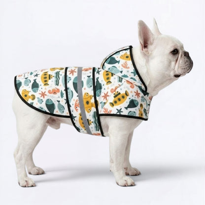 Ruby - Reflective Frenchie Poncho