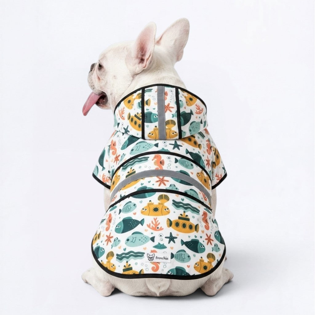 Ruby - Reflective Frenchie Poncho