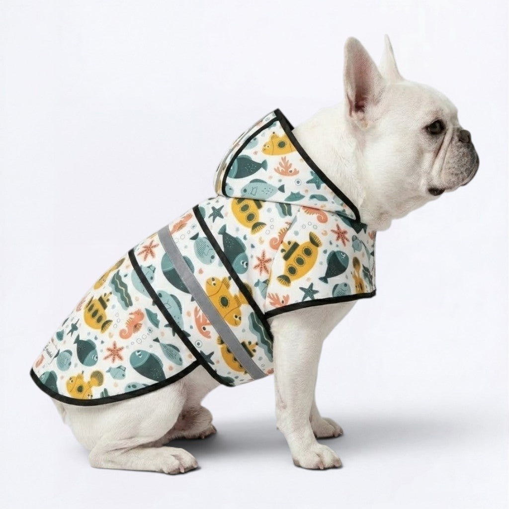 Ruby - Reflective Frenchie Poncho