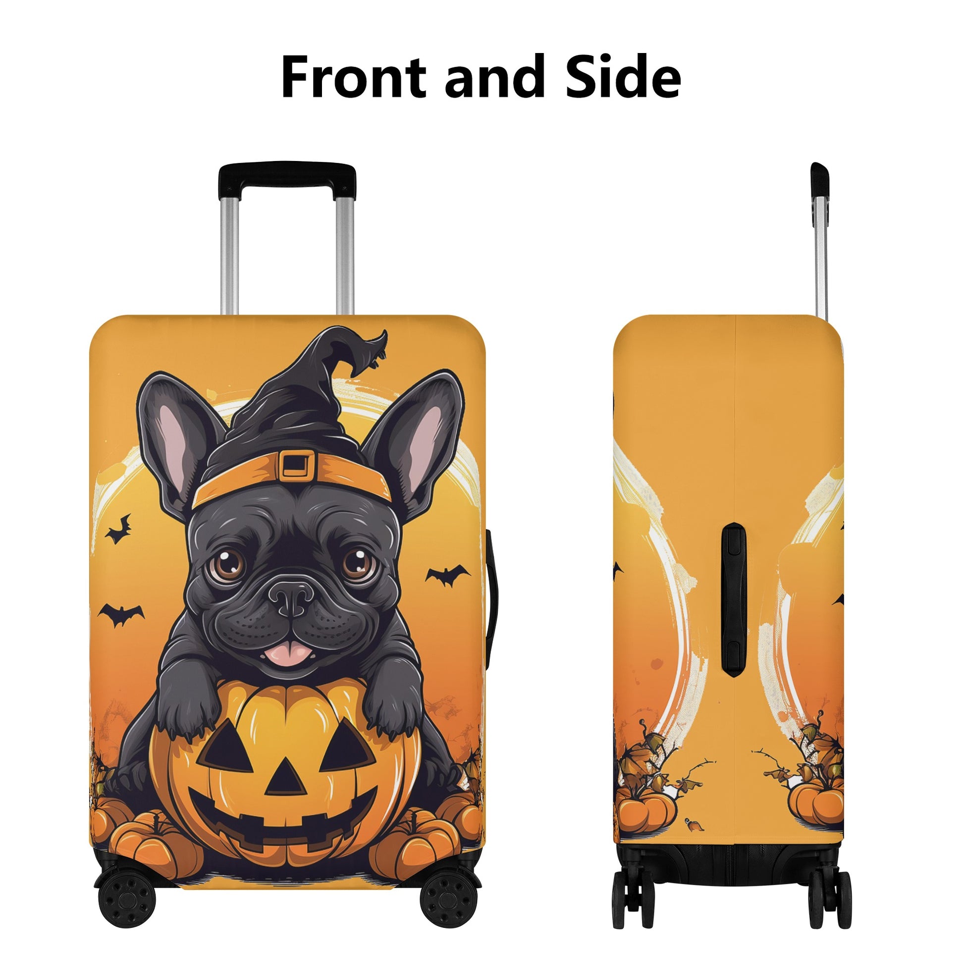 frenchies lover Luggage Cover